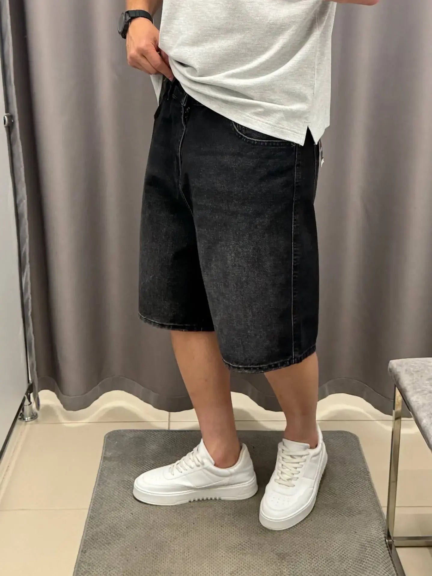 Black Baggy Short