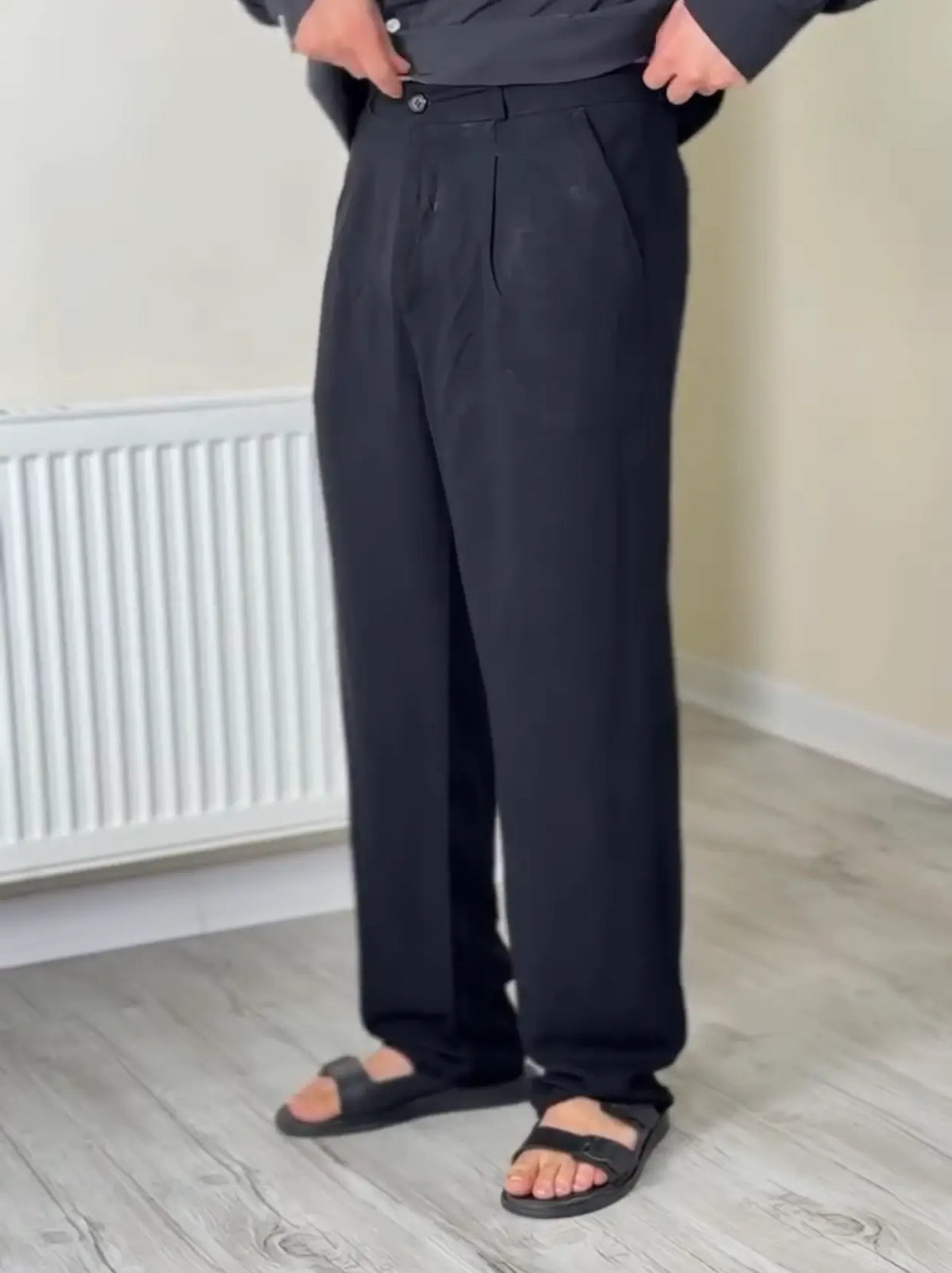 Linen Pant Black
