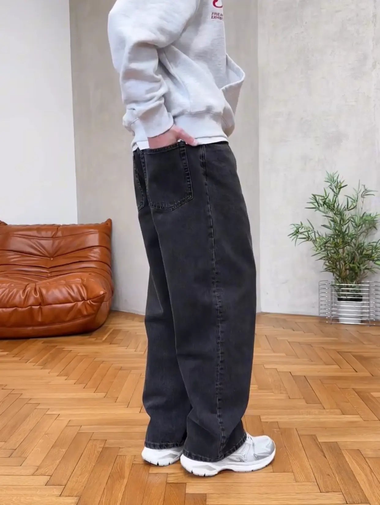 Black Baggy Jean
