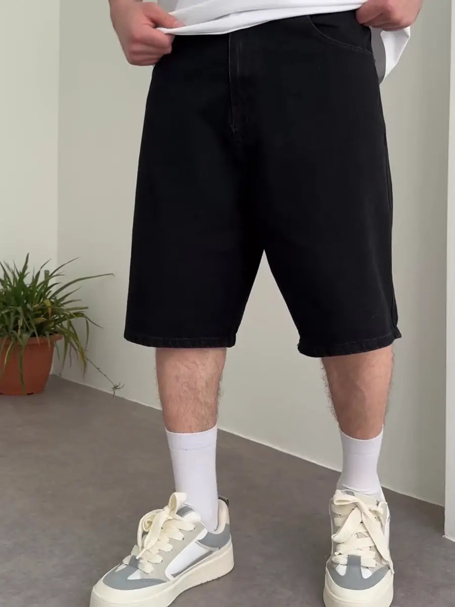 Black Baggy Short
