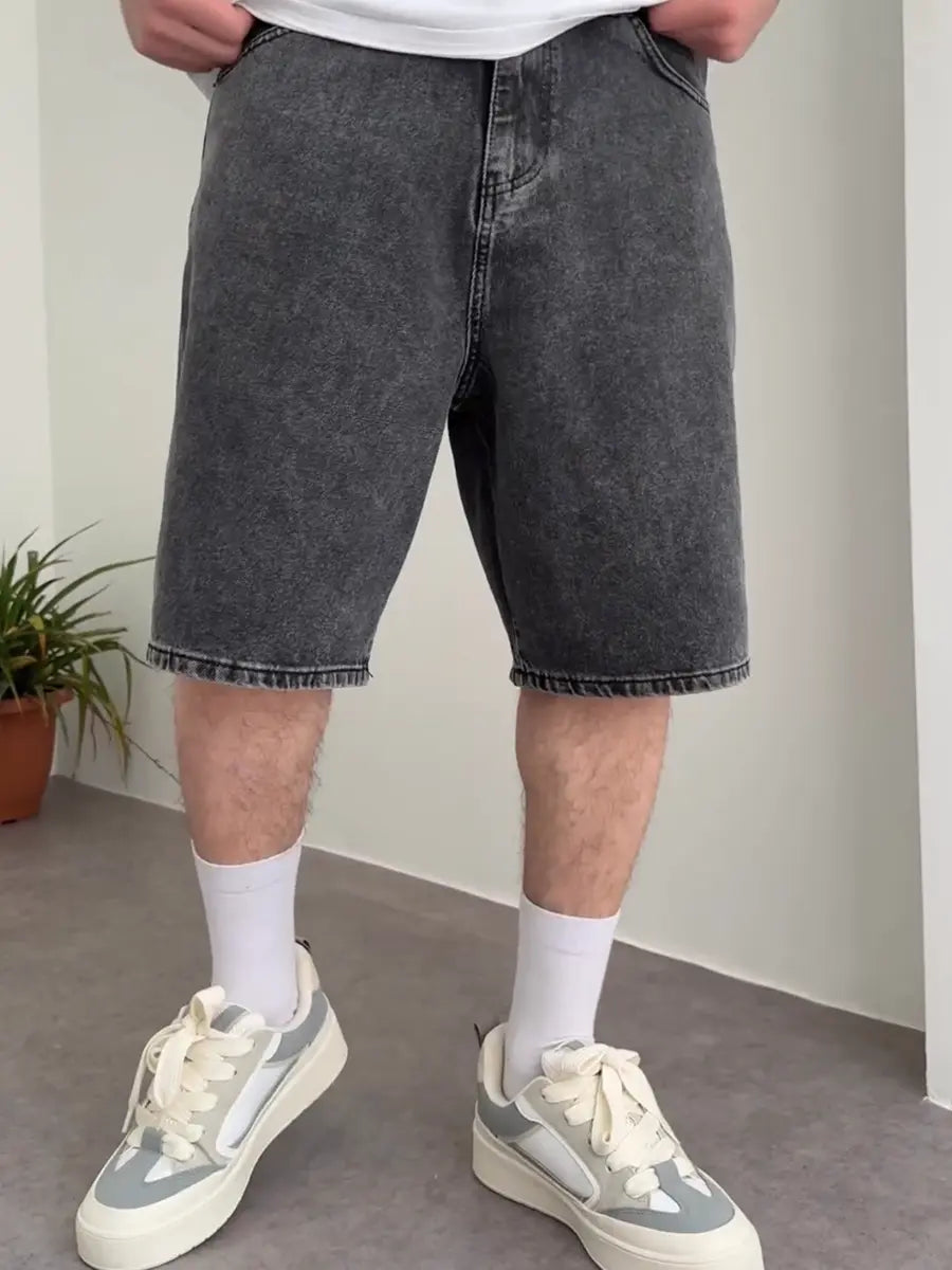 Dark Gray Baggy Short