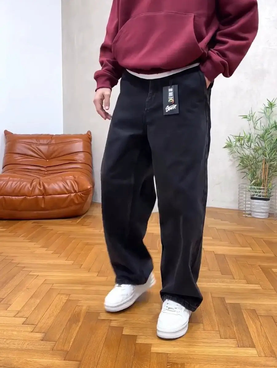 Washed Black Skater fit Jean