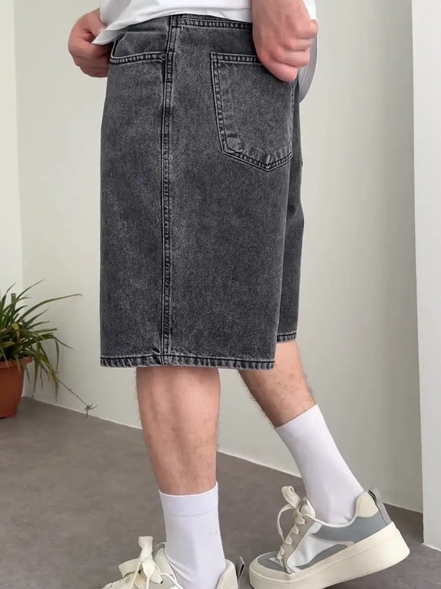 Dark Gray Baggy Short