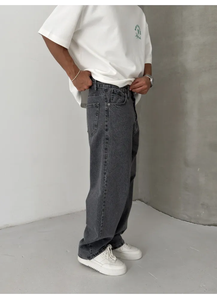 Dark Gray Baggy Jean