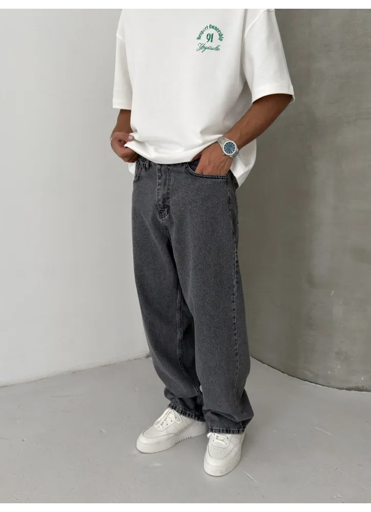 Dark Gray Baggy Jean