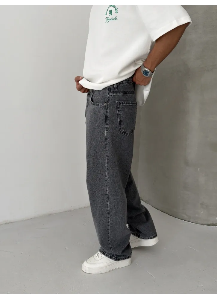 Dark Gray Baggy Jean
