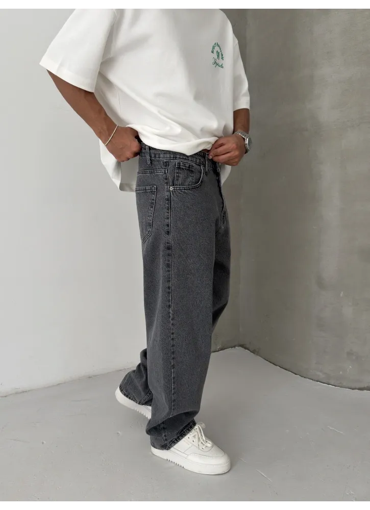 Dark Gray Baggy Jean