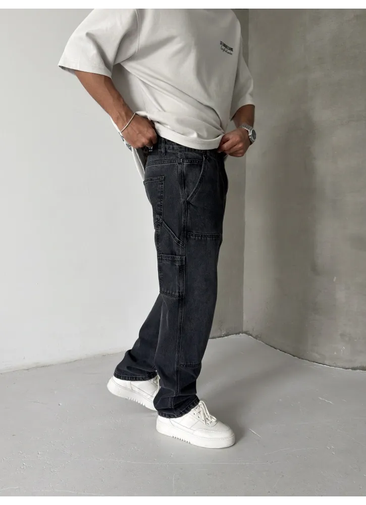 Panda Baggy Jean Black