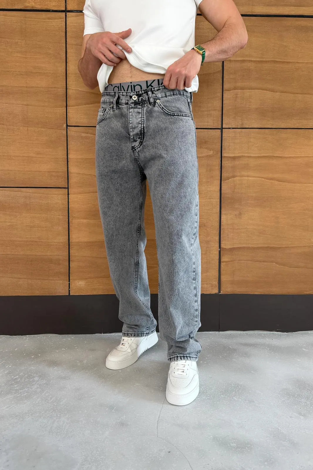 Gray Baggy Jean