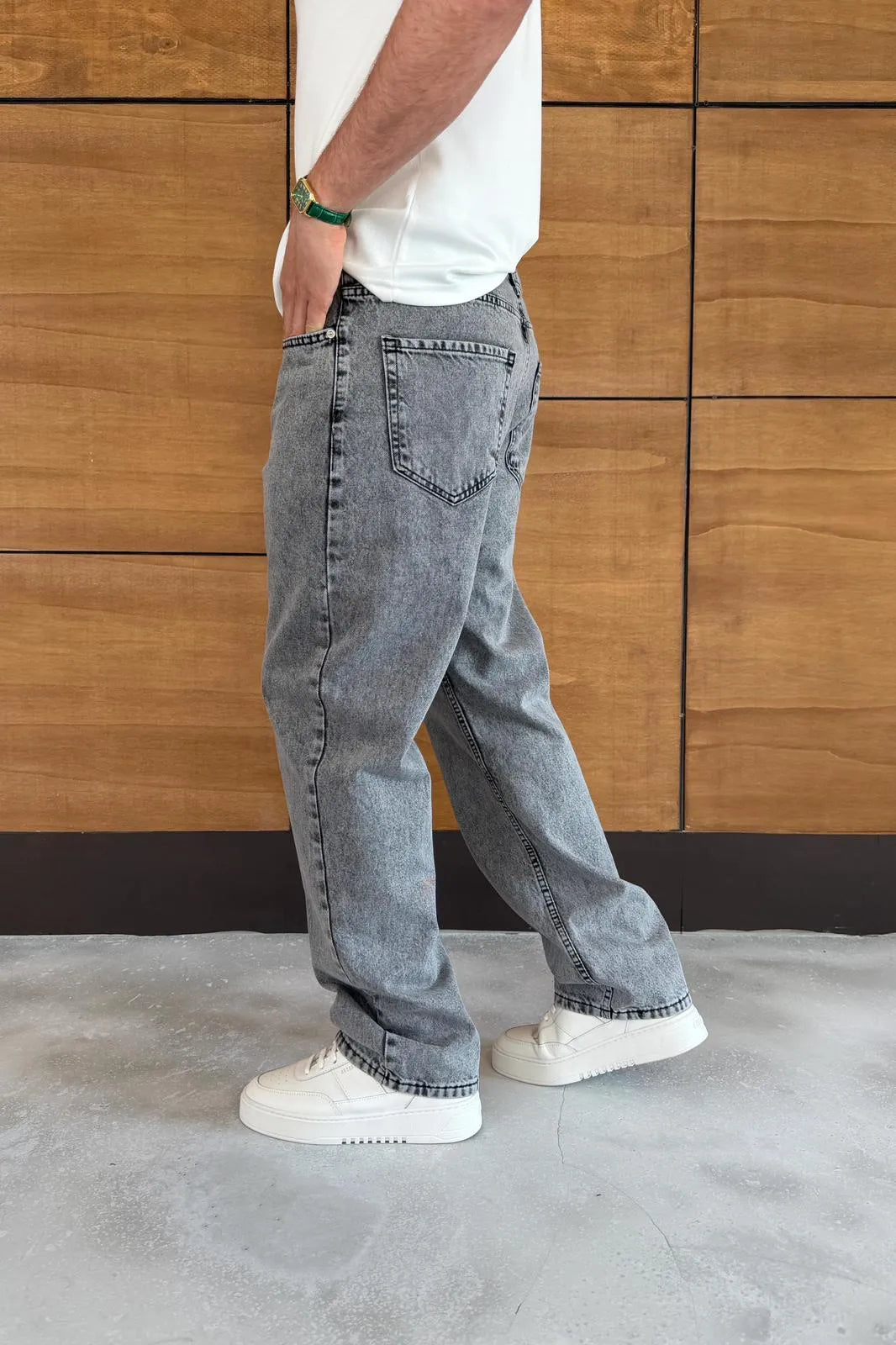 Gray Baggy Jean
