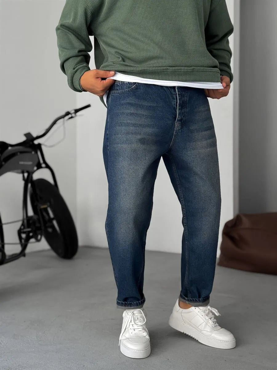 Dirty Blue Boyfriend Jean