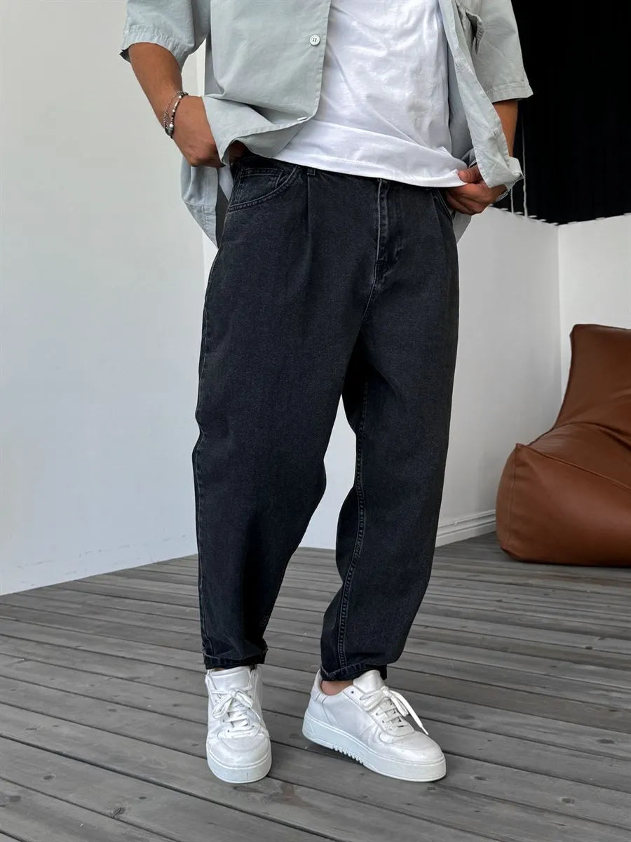 Washed Black Balloon Jean