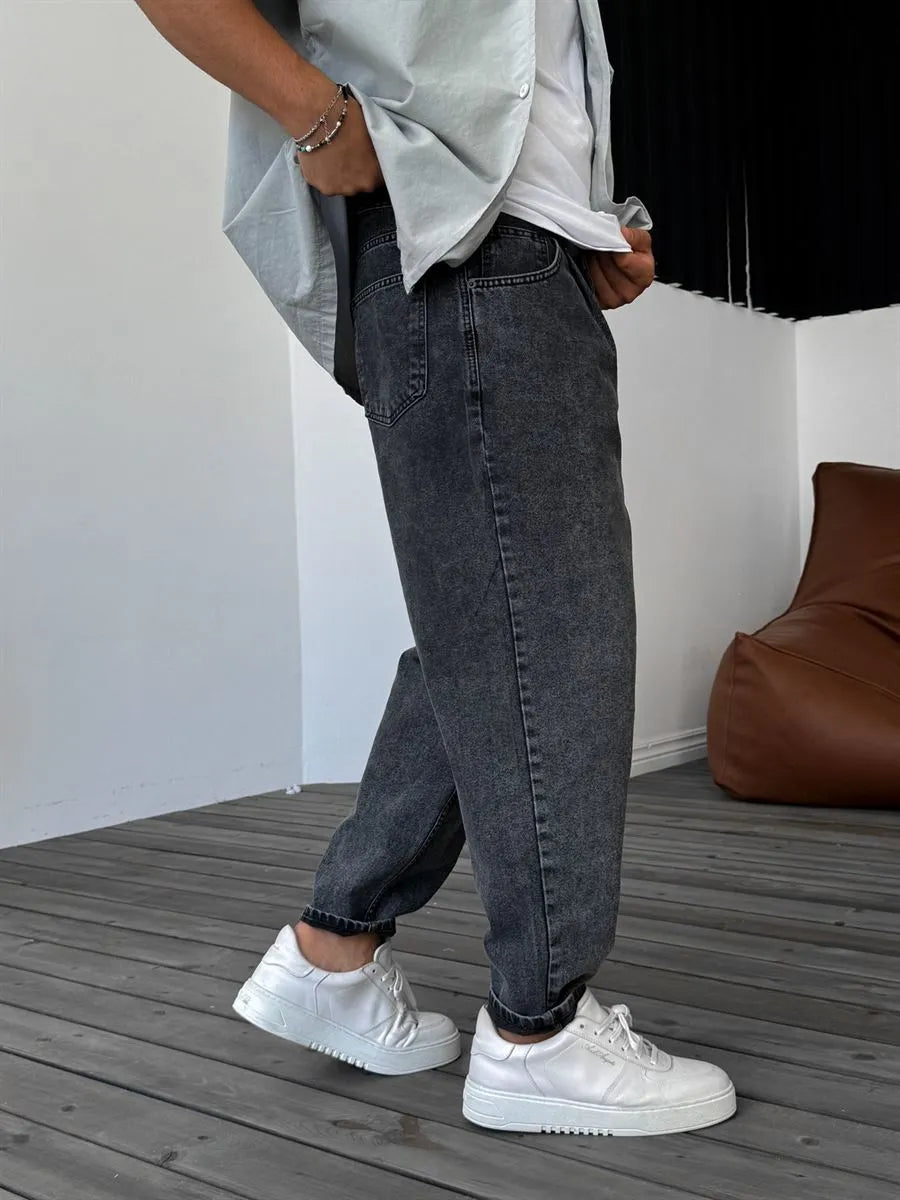 Dark Gray Balloon Jean
