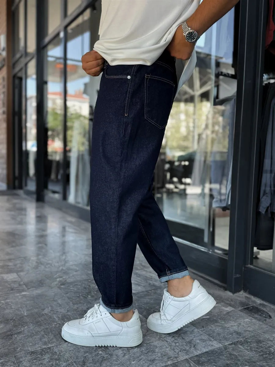 Navy Blue Boyfriend Jean