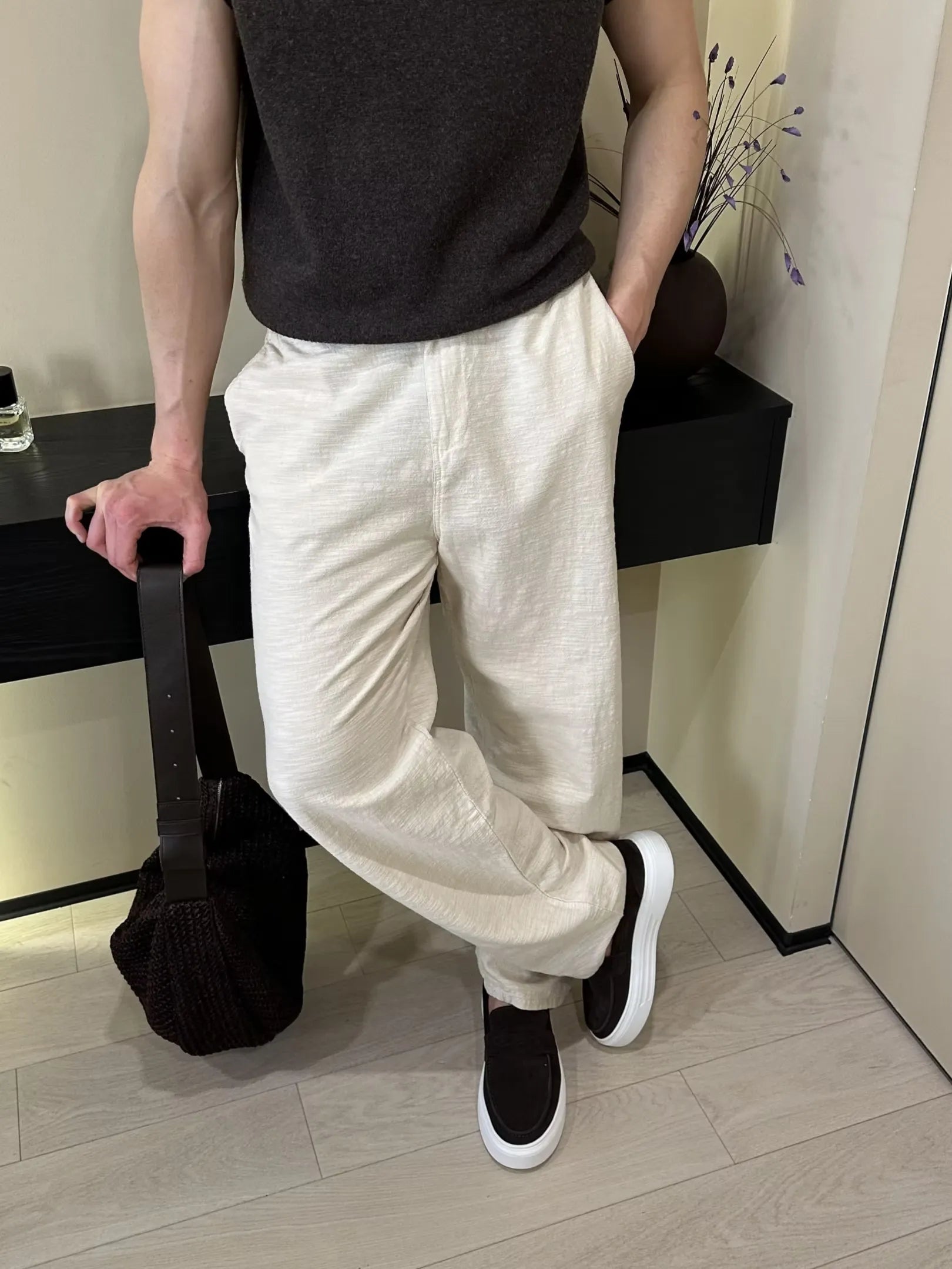 Linen Pant beige