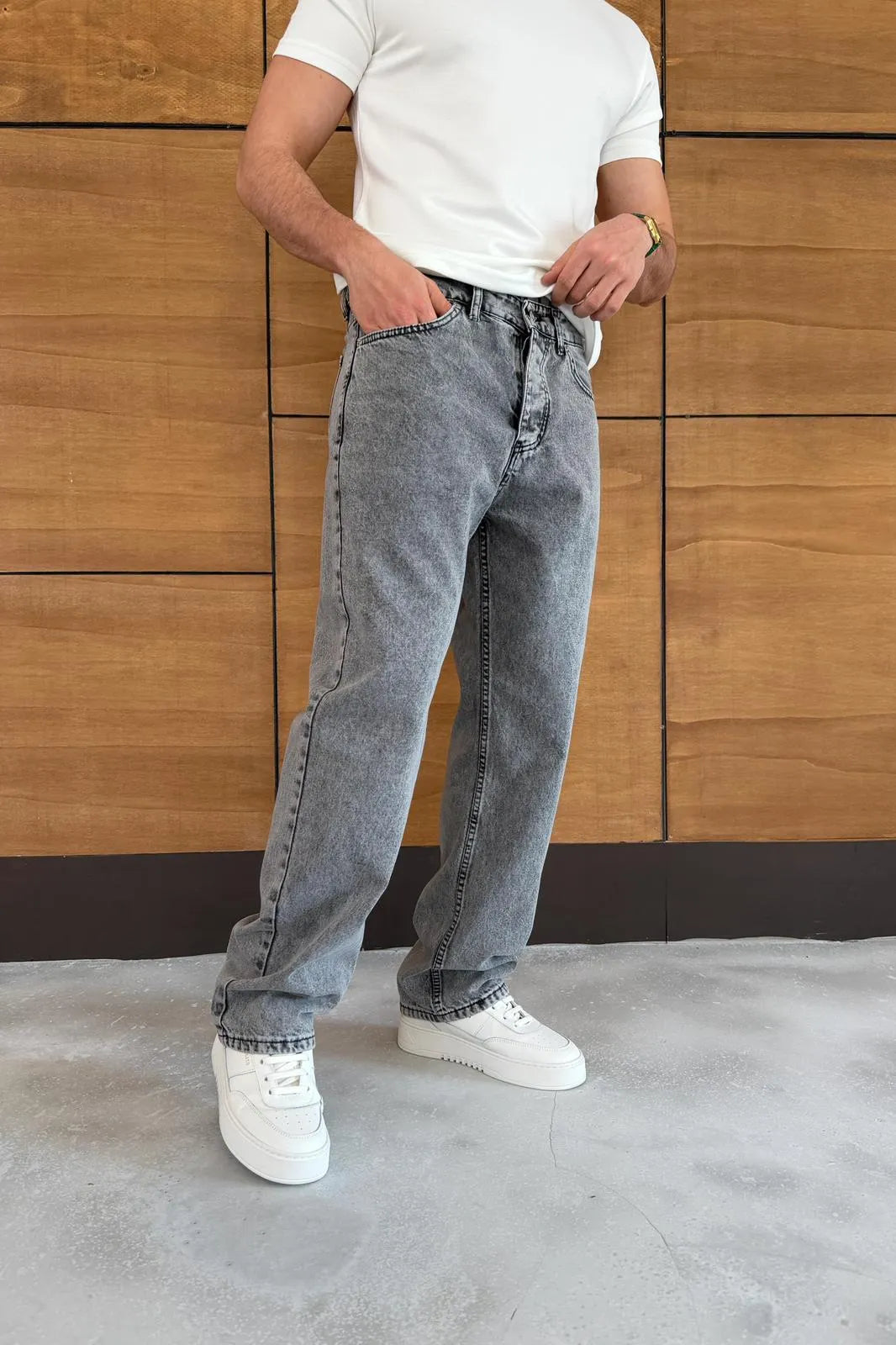 Gray Baggy Jean