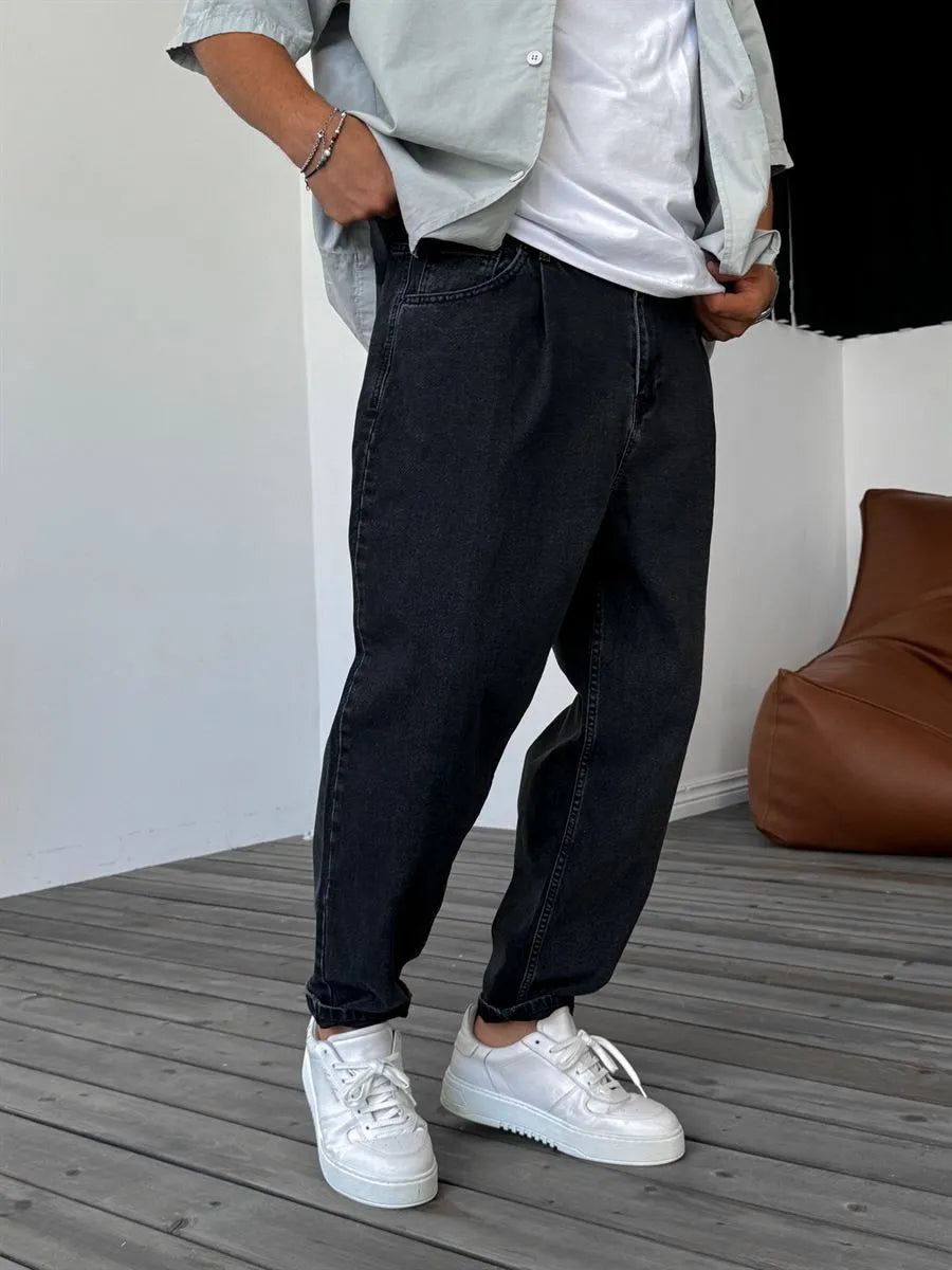 Washed Black Balloon Jean