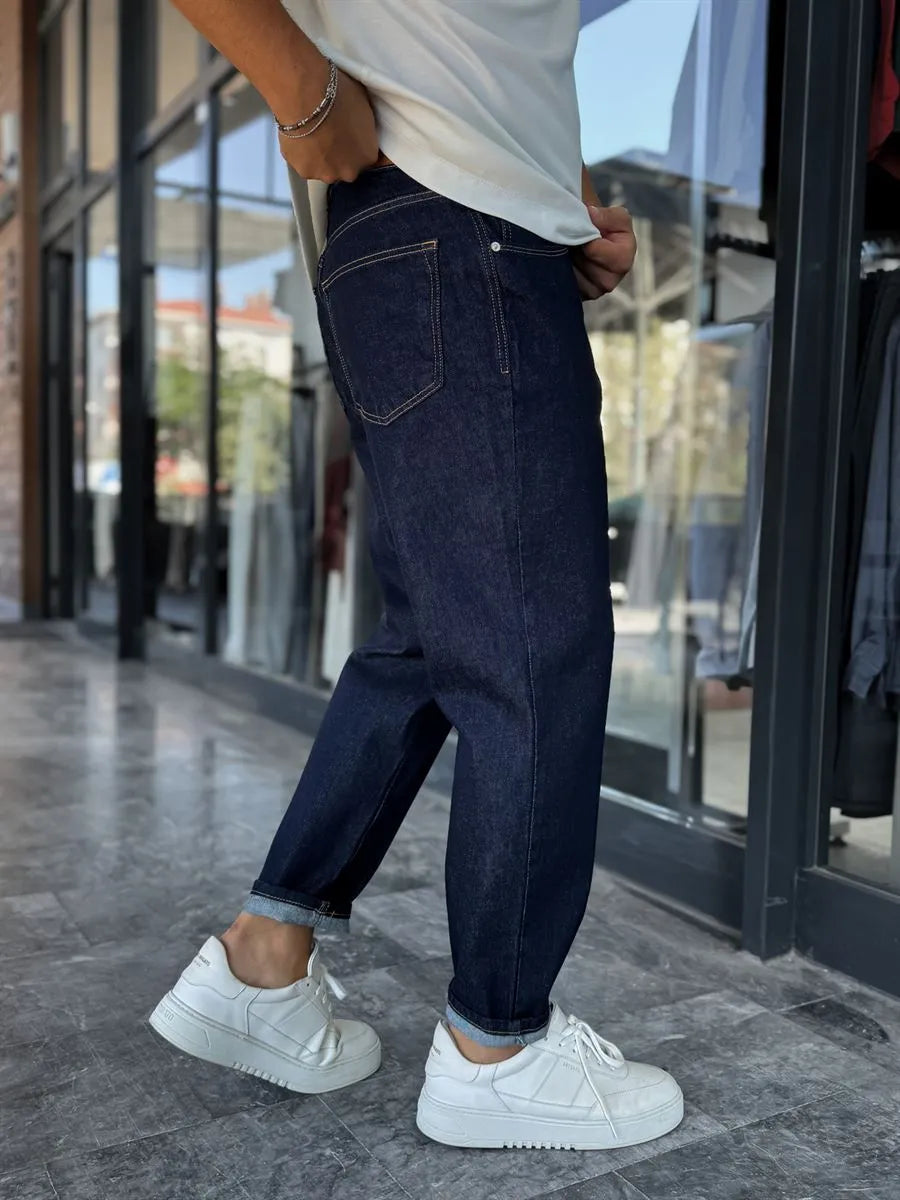 Navy Blue Boyfriend Jean