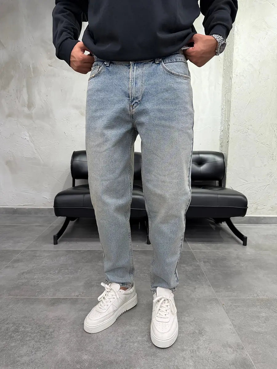 Acid Blue Mom Fit Jean