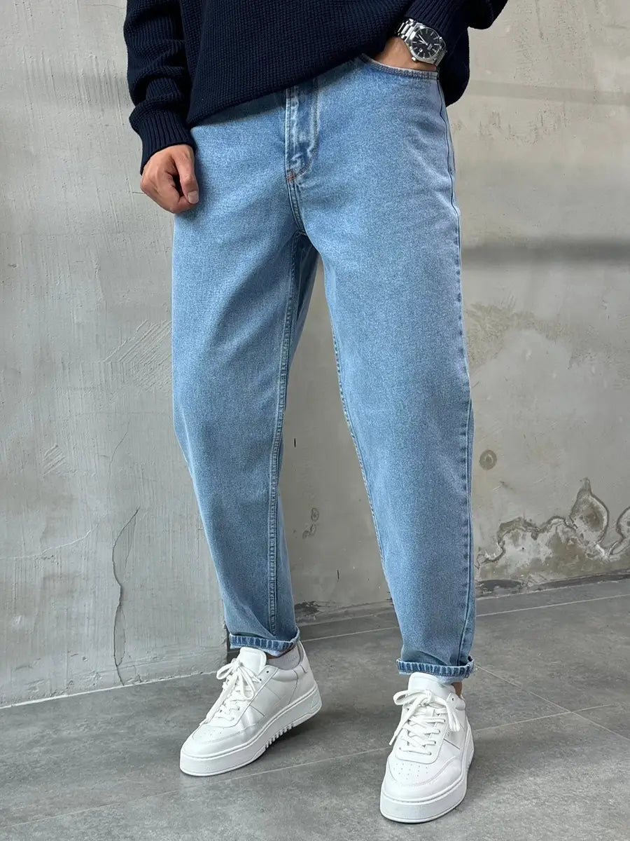 Light Blue Mom Fit Jean