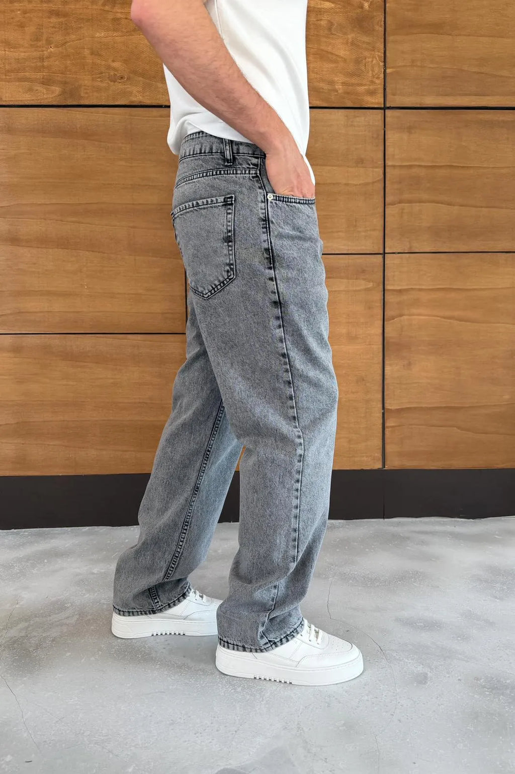 Gray Baggy Jean
