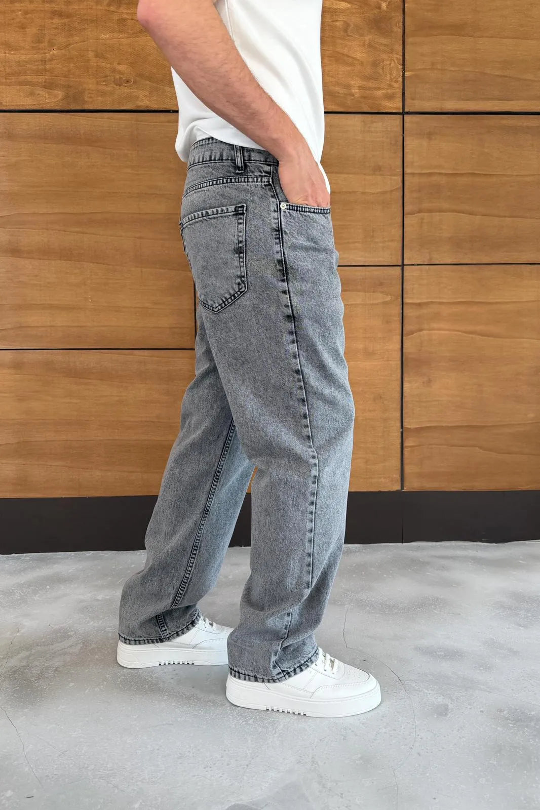 Gray Baggy Jean
