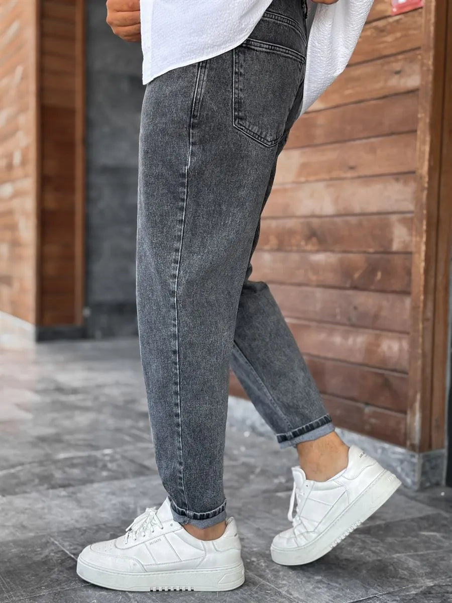 Dark Gray Boyfriend Jean