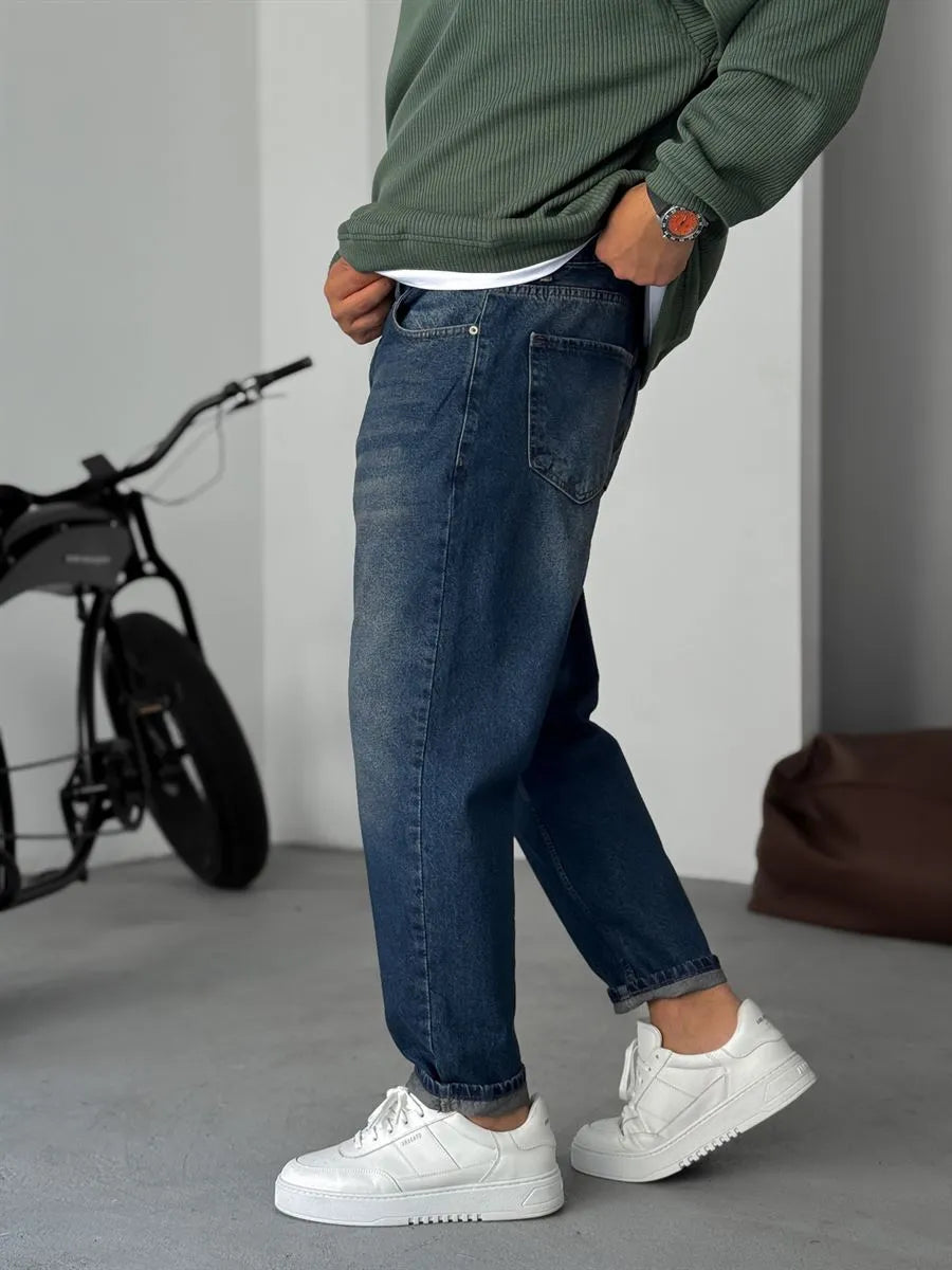 Dirty Blue Boyfriend Jean
