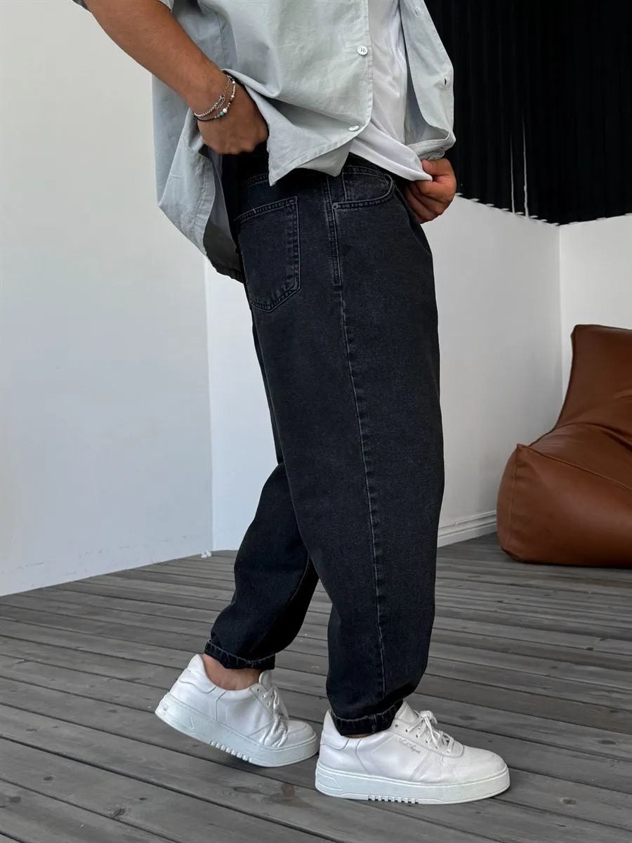 Washed Black Balloon Jean