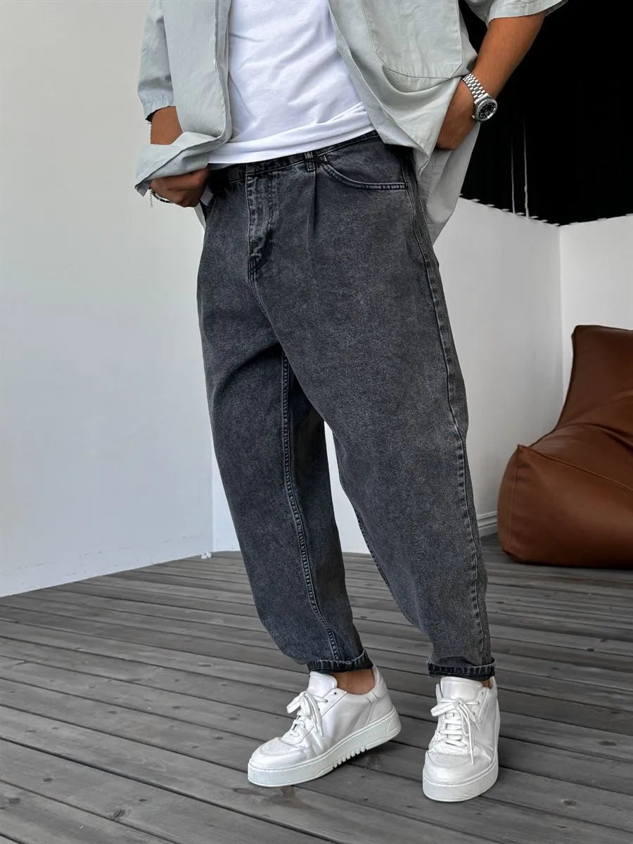 Dark Gray Balloon Jean