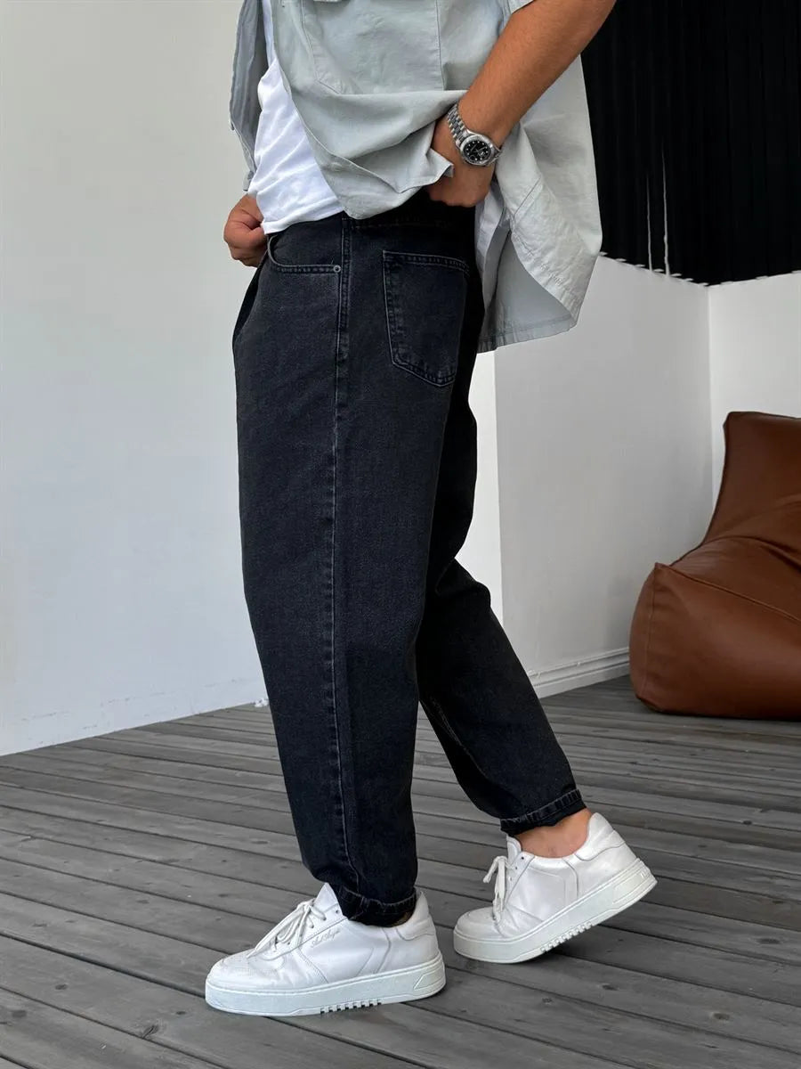 Washed Black Balloon Jean