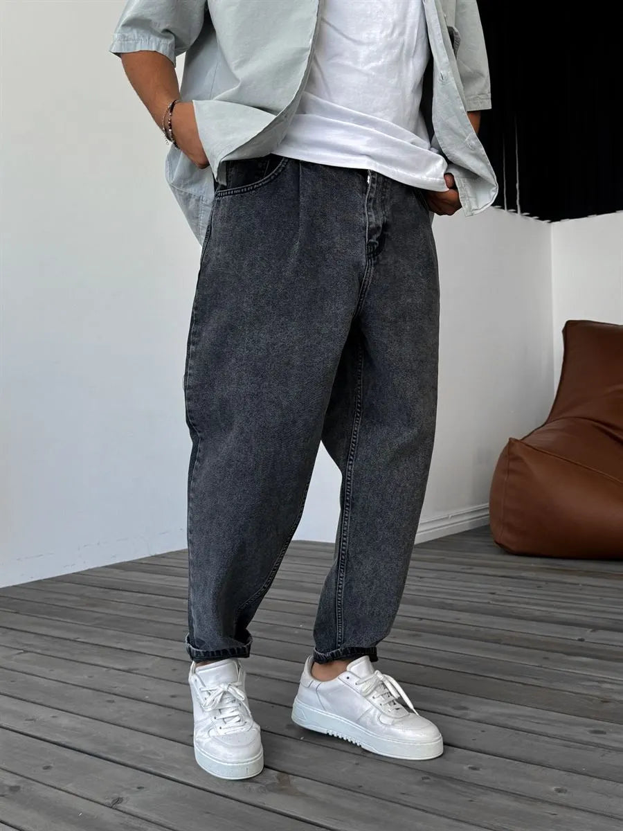 Dark Gray Balloon Jean