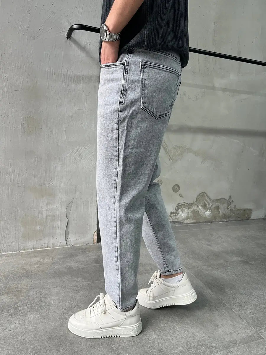 Light Gray Mom Fit Jean