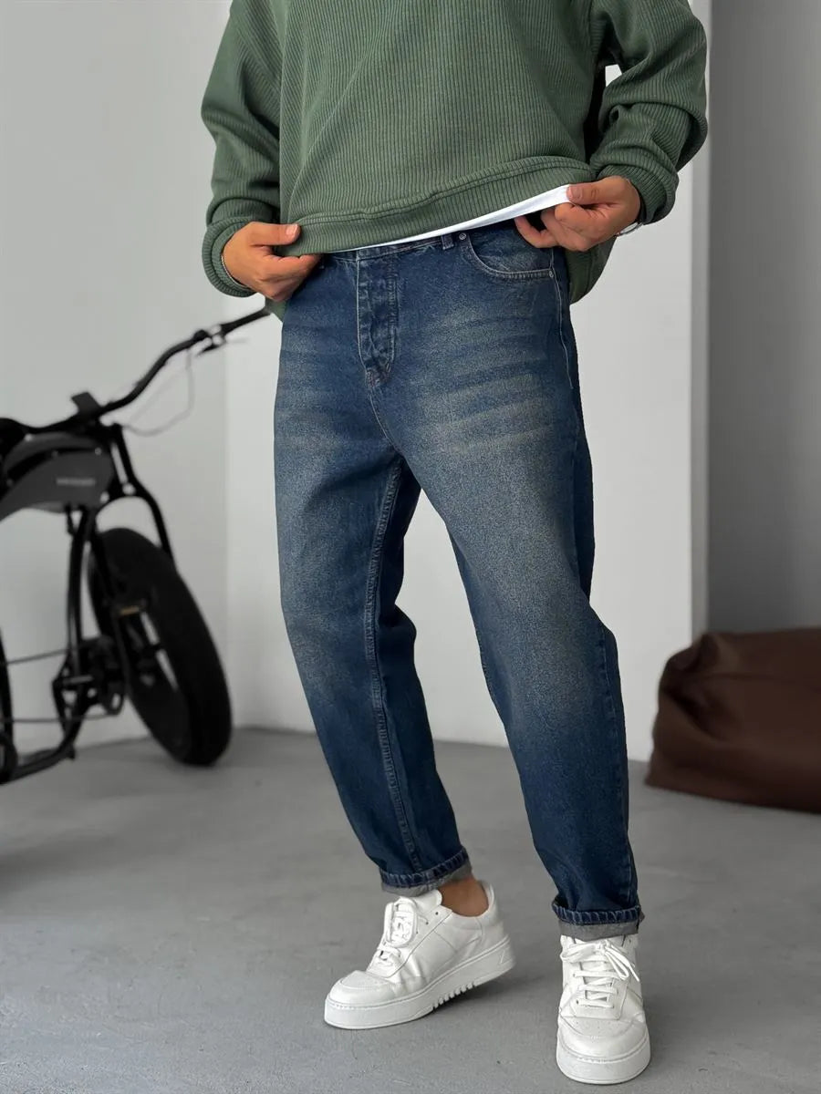 Dirty Blue Boyfriend Jean