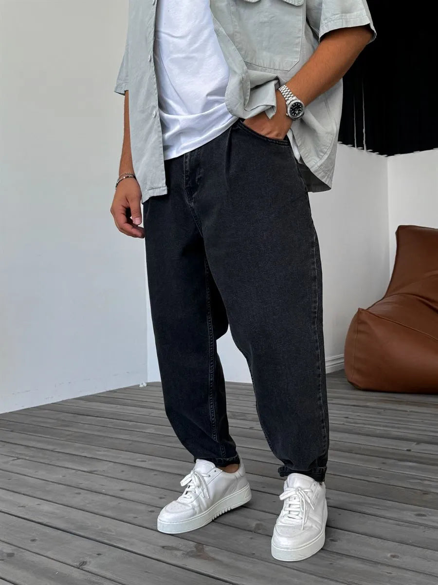 Washed Black Balloon Jean