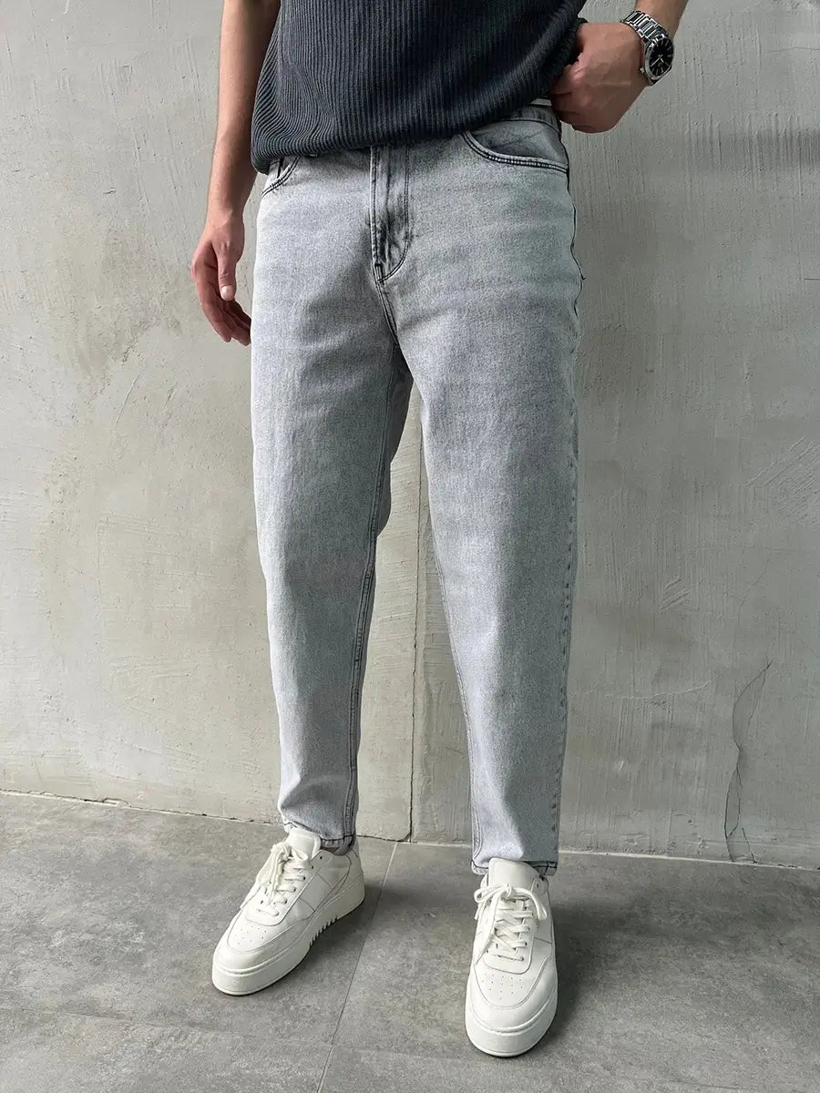 Light Gray Mom Fit Jean