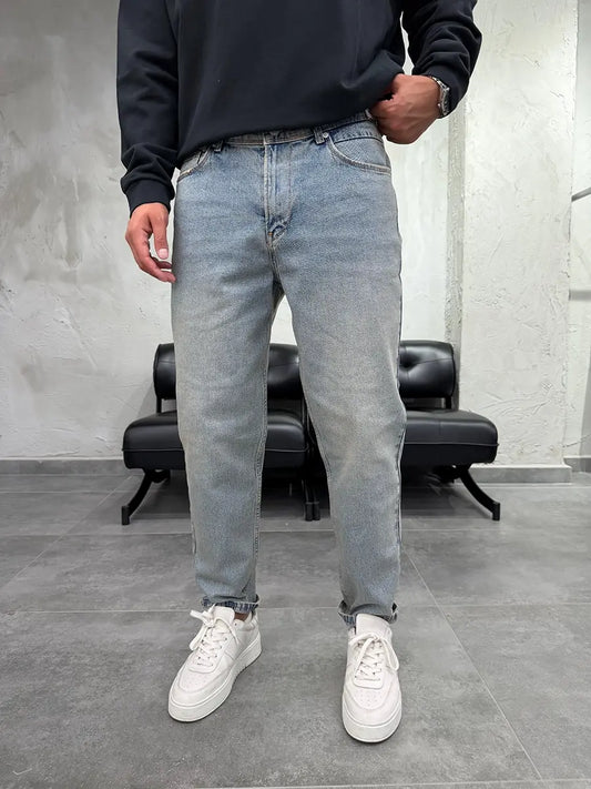 Acid Blue Mom Fit Jean