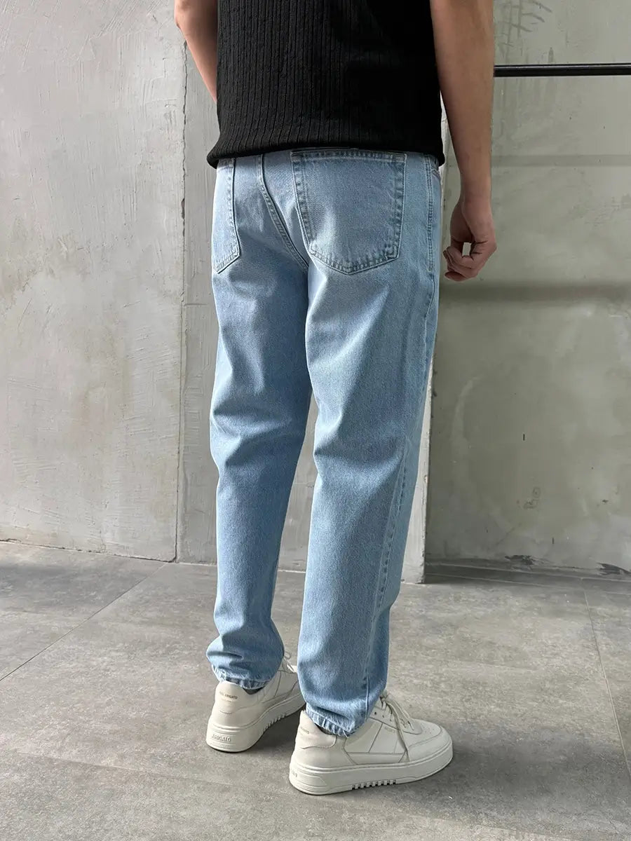 Ice Blue Mom Fit Jean