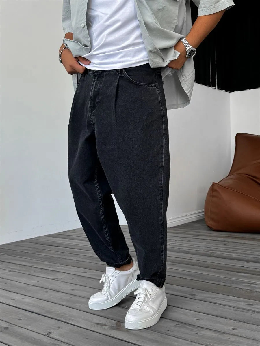 Washed Black Balloon Jean