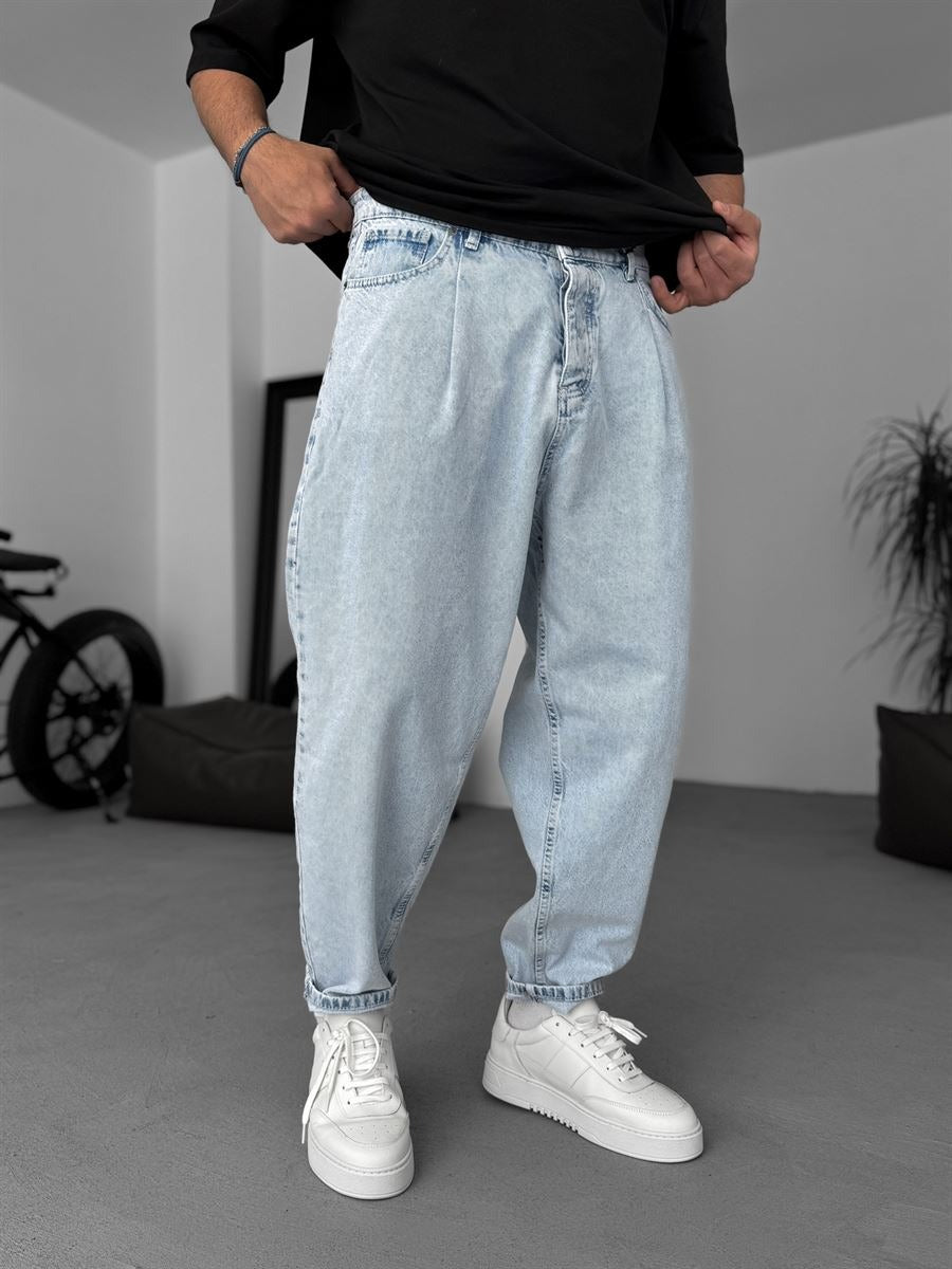 ice Blue Balloon Jean