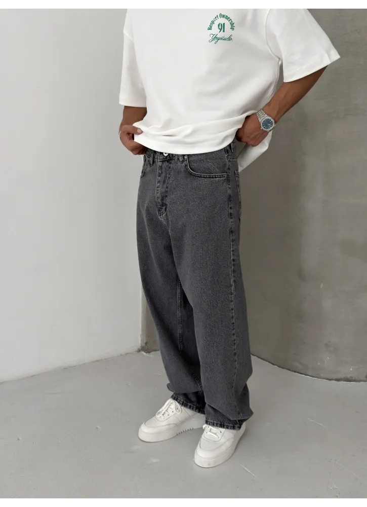 Dark Gray Baggy Jean